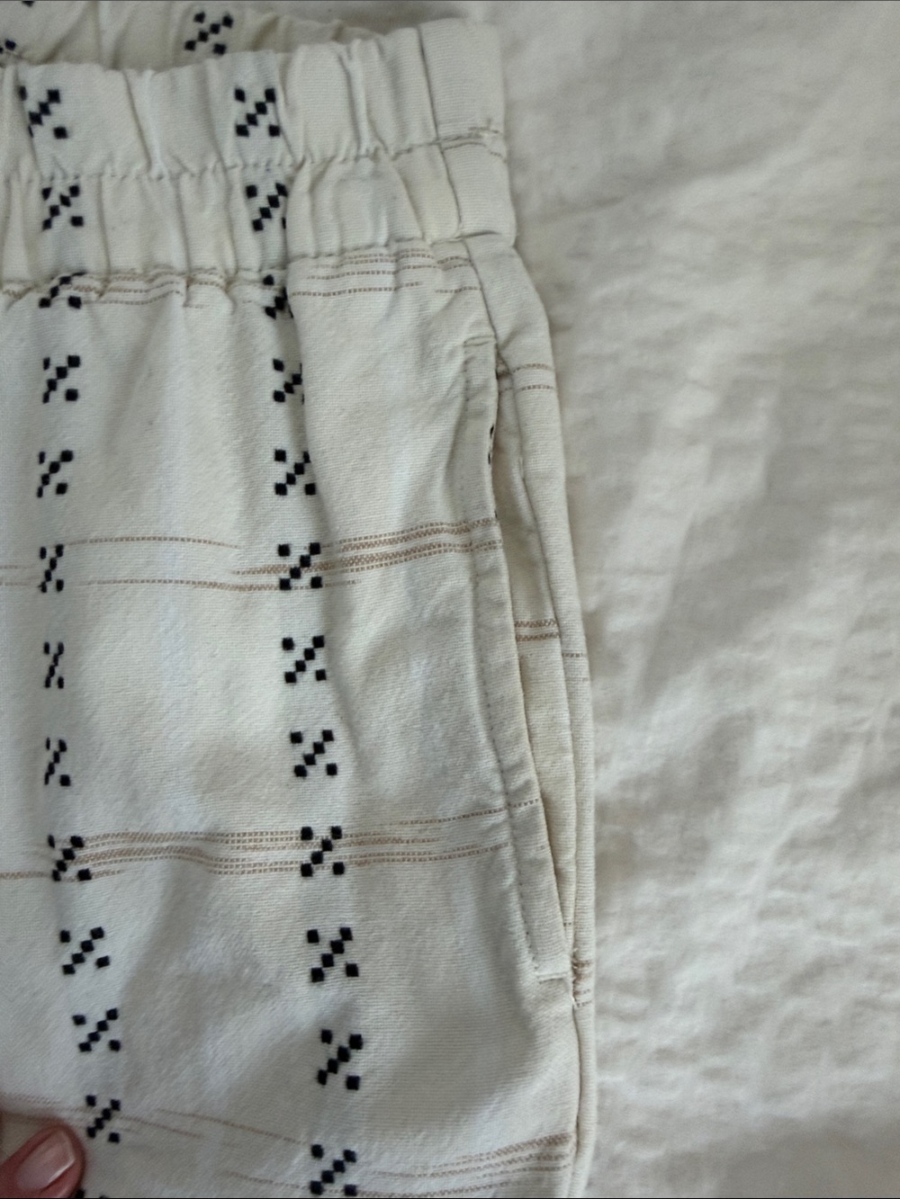 Madewell 100% cotton pull on cropped Pants - Picture 5 of 8